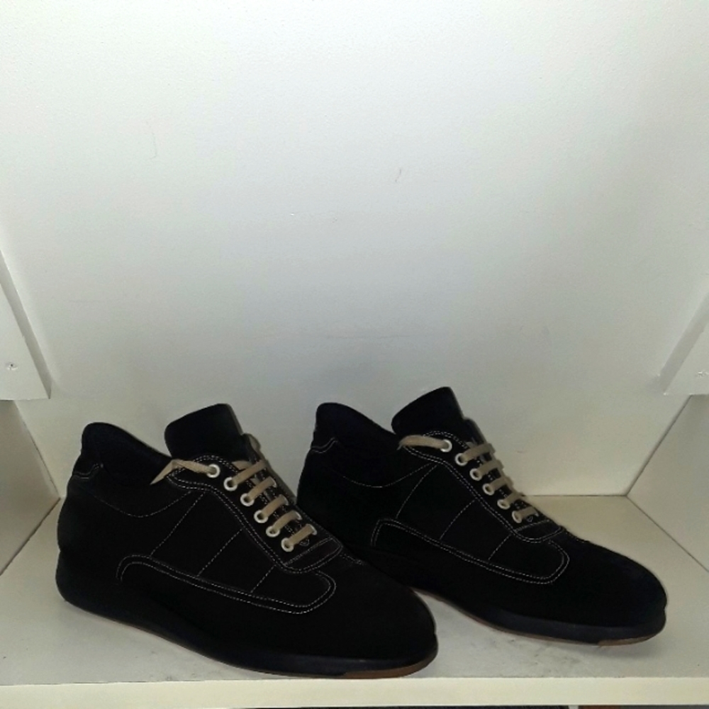 Gianfranco Ferre Black Suede "In" Sneaker